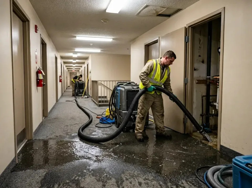 multi-unit-apartment-hallway-f-005 — frequently asked questions, Emergency Burst Pipe Water Extraction & Removal in Brundidg…